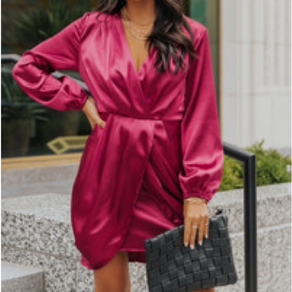 Entro Hot Pink Dress size Large